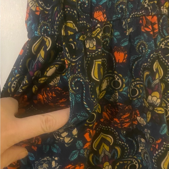 Girls Lularoe printed midi dress with pockets - Picture 2 of 4